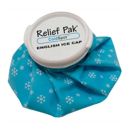 Fabrication Enterprises Relief Pak English Ice Cap Reusable Ice Bag, 6" Diameter, Case of 12 11-1060-12